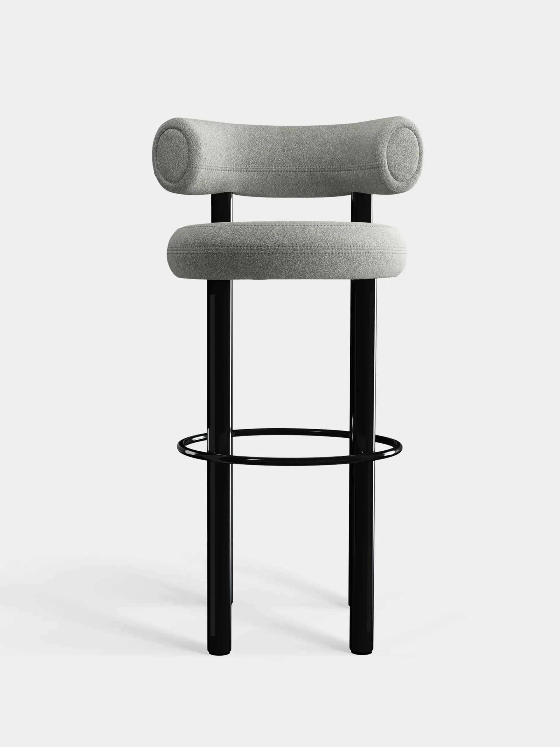 Tom Dixon Bar & Counter Stools*Fat Black Steel 75cm Bar Stool