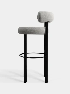 Tom Dixon Bar & Counter Stools*Fat Black Steel 75cm Bar Stool