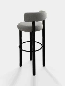 Tom Dixon Bar & Counter Stools*Fat Black Steel 75cm Bar Stool