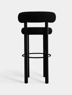 Tom Dixon Bar & Counter Stools*Fat Black Steel 75cm Bar Stool