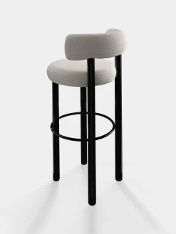 Tom Dixon Bar & Counter Stools*Fat Black Steel 75cm Bar Stool