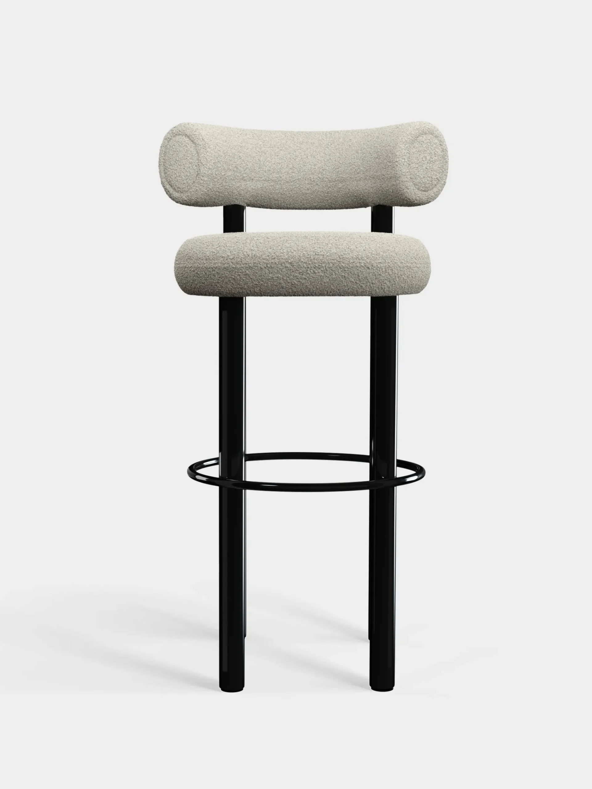 Tom Dixon Bar & Counter Stools*Fat Black Steel 75cm Bar Stool