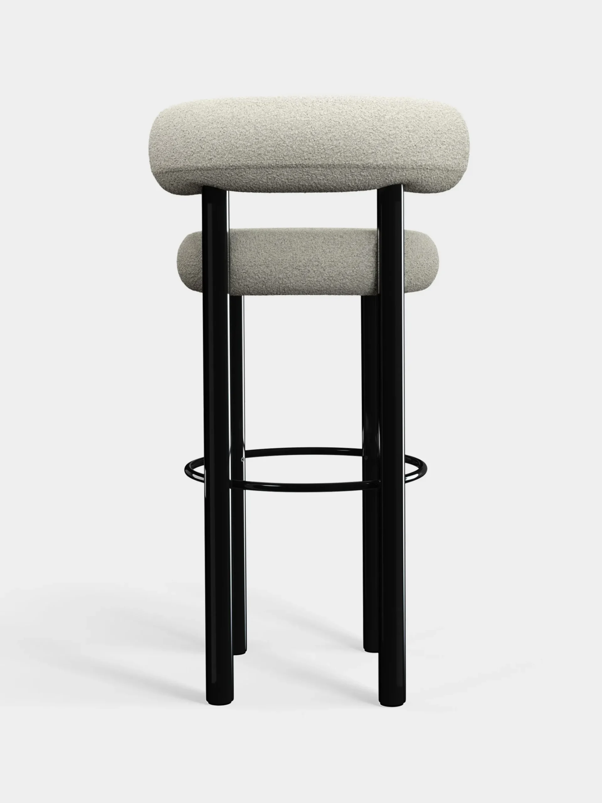 Tom Dixon Bar & Counter Stools*Fat Black Steel 75cm Bar Stool