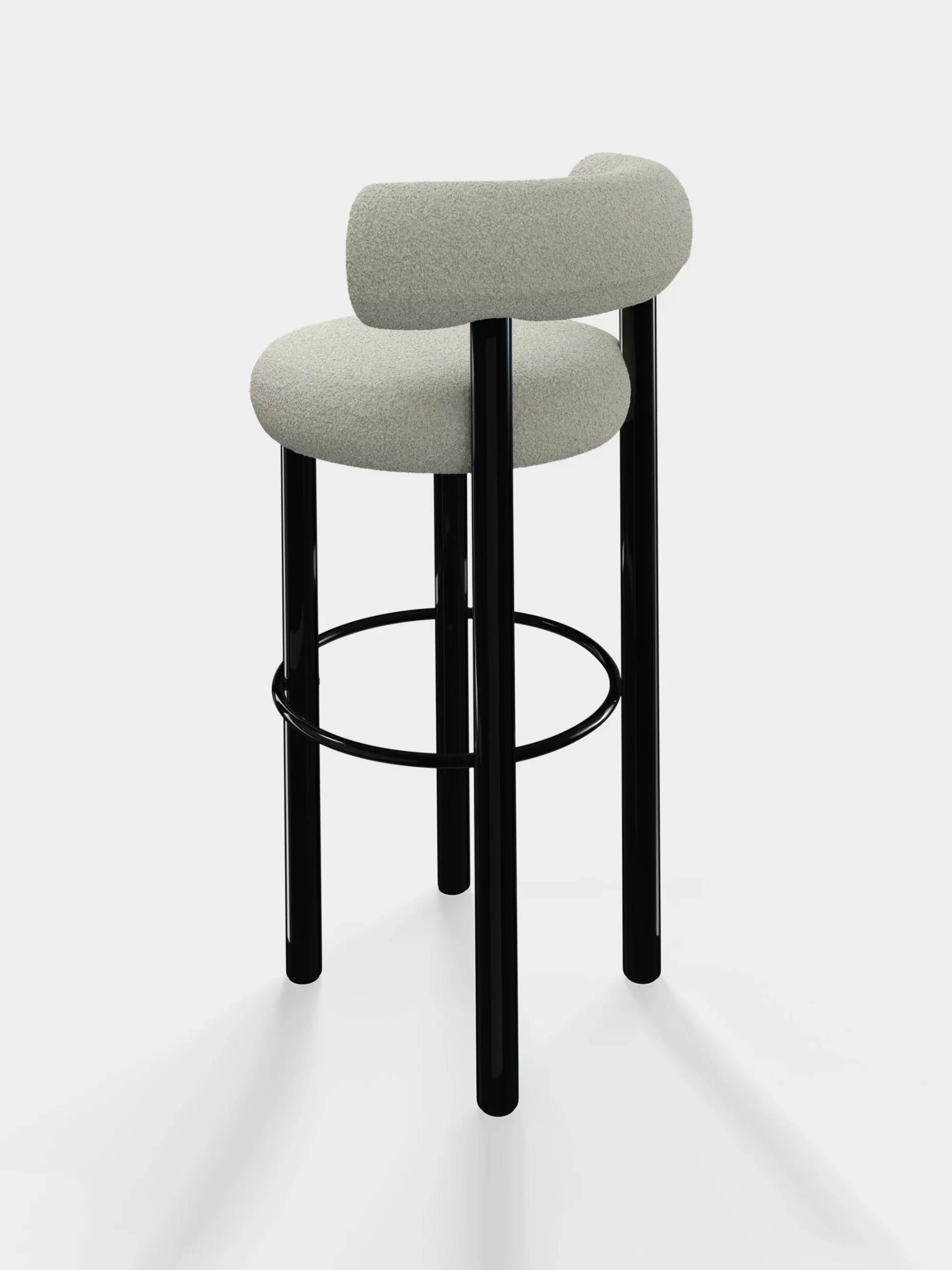Tom Dixon Bar & Counter Stools*Fat Black Steel 75cm Bar Stool