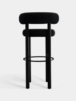 Tom Dixon Bar & Counter Stools*Fat Black Steel 75cm Bar Stool