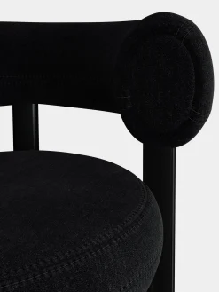 Tom Dixon Bar & Counter Stools*Fat Black Steel 75cm Bar Stool