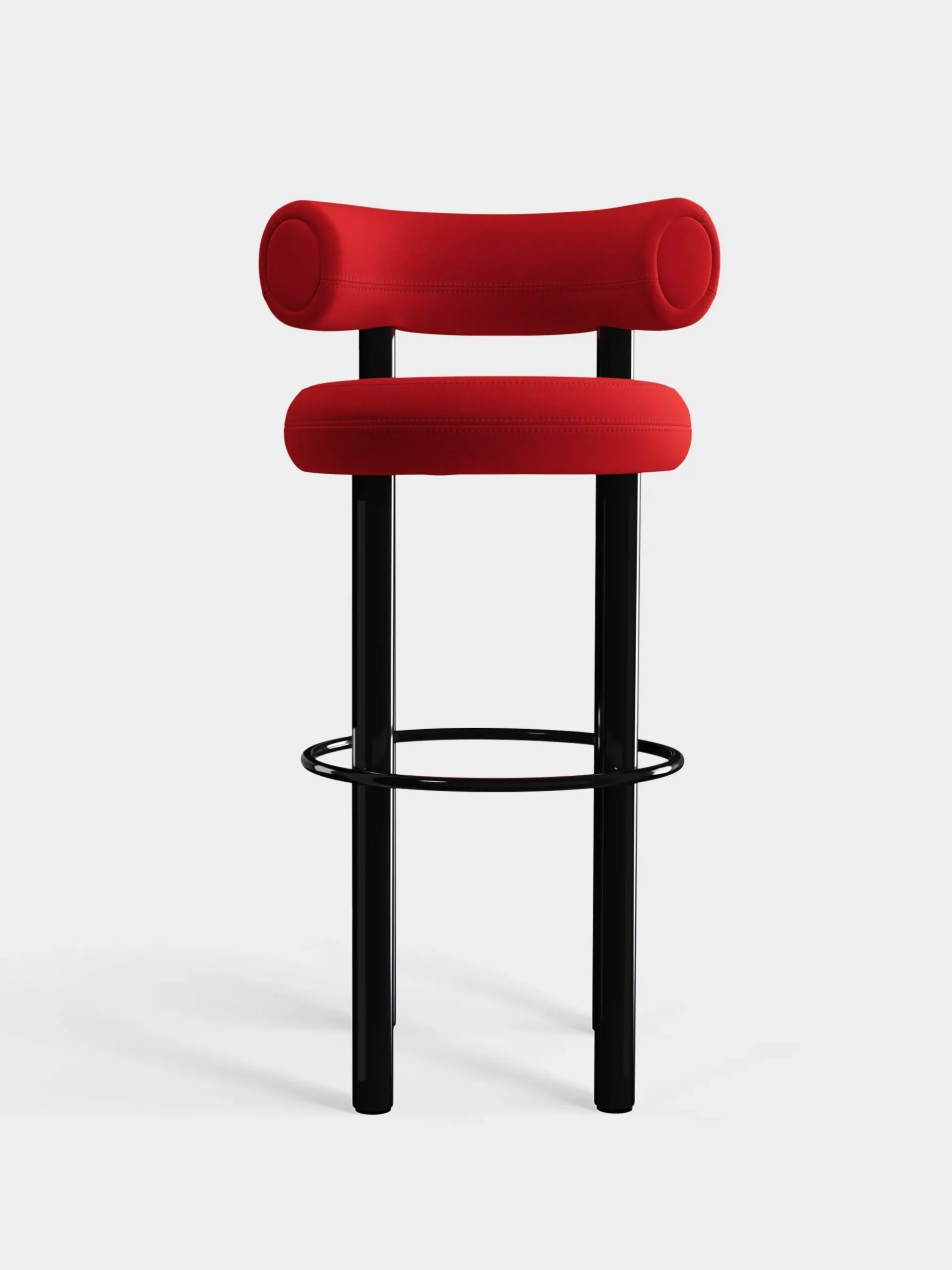 Tom Dixon Bar & Counter Stools*Fat Black Steel 75cm Bar Stool