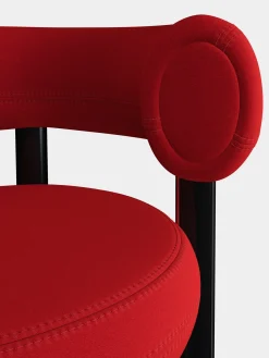 Tom Dixon Bar & Counter Stools*Fat Black Steel 75cm Bar Stool