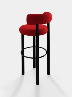 Tom Dixon Bar & Counter Stools*Fat Black Steel 75cm Bar Stool