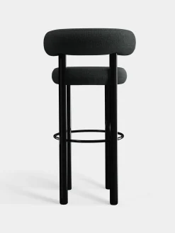Tom Dixon Bar & Counter Stools*Fat Black Steel 75cm Bar Stool