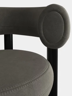 Tom Dixon Bar & Counter Stools*Fat Black Steel 75cm Bar Stool