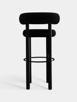 Tom Dixon Bar & Counter Stools*Fat Black Steel 75cm Bar Stool