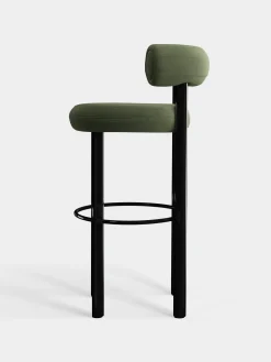 Tom Dixon Bar & Counter Stools*Fat Black Steel 75cm Bar Stool