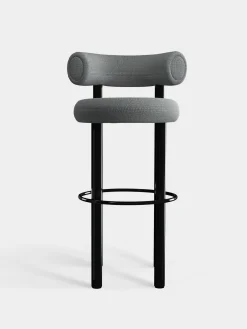 Tom Dixon Bar & Counter Stools*Fat Black Steel 75cm Bar Stool