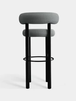 Tom Dixon Bar & Counter Stools*Fat Black Steel 75cm Bar Stool