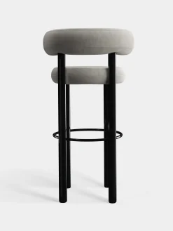 Tom Dixon Bar & Counter Stools*Fat Black Steel 75cm Bar Stool