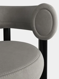 Tom Dixon Bar & Counter Stools*Fat Black Steel 75cm Bar Stool