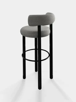 Tom Dixon Bar & Counter Stools*Fat Black Steel 75cm Bar Stool