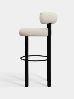 Tom Dixon Bar & Counter Stools*Fat Black Steel 75cm Bar Stool