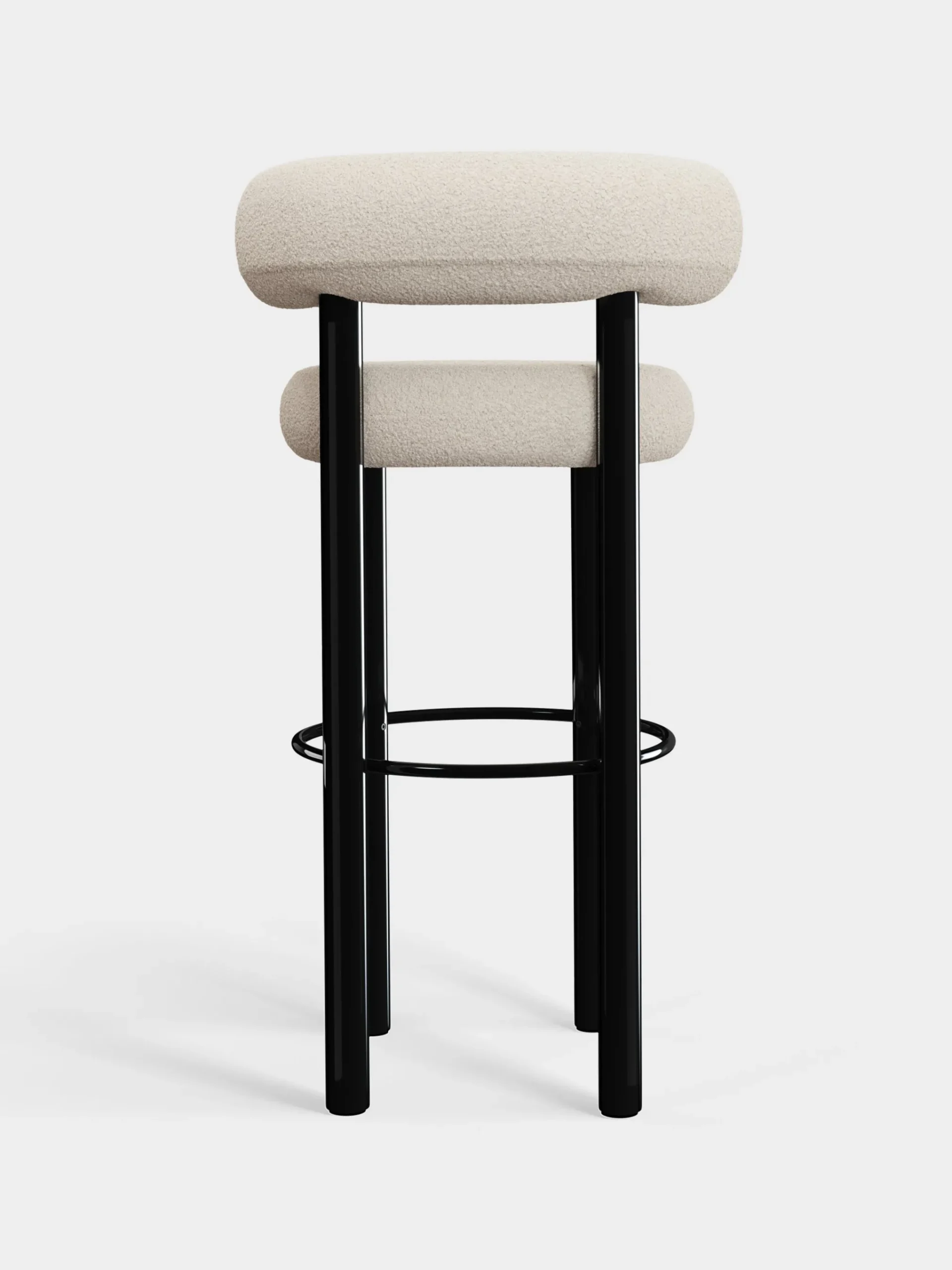Tom Dixon Bar & Counter Stools*Fat Black Steel 75cm Bar Stool