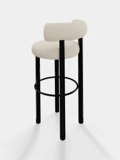 Tom Dixon Bar & Counter Stools*Fat Black Steel 75cm Bar Stool