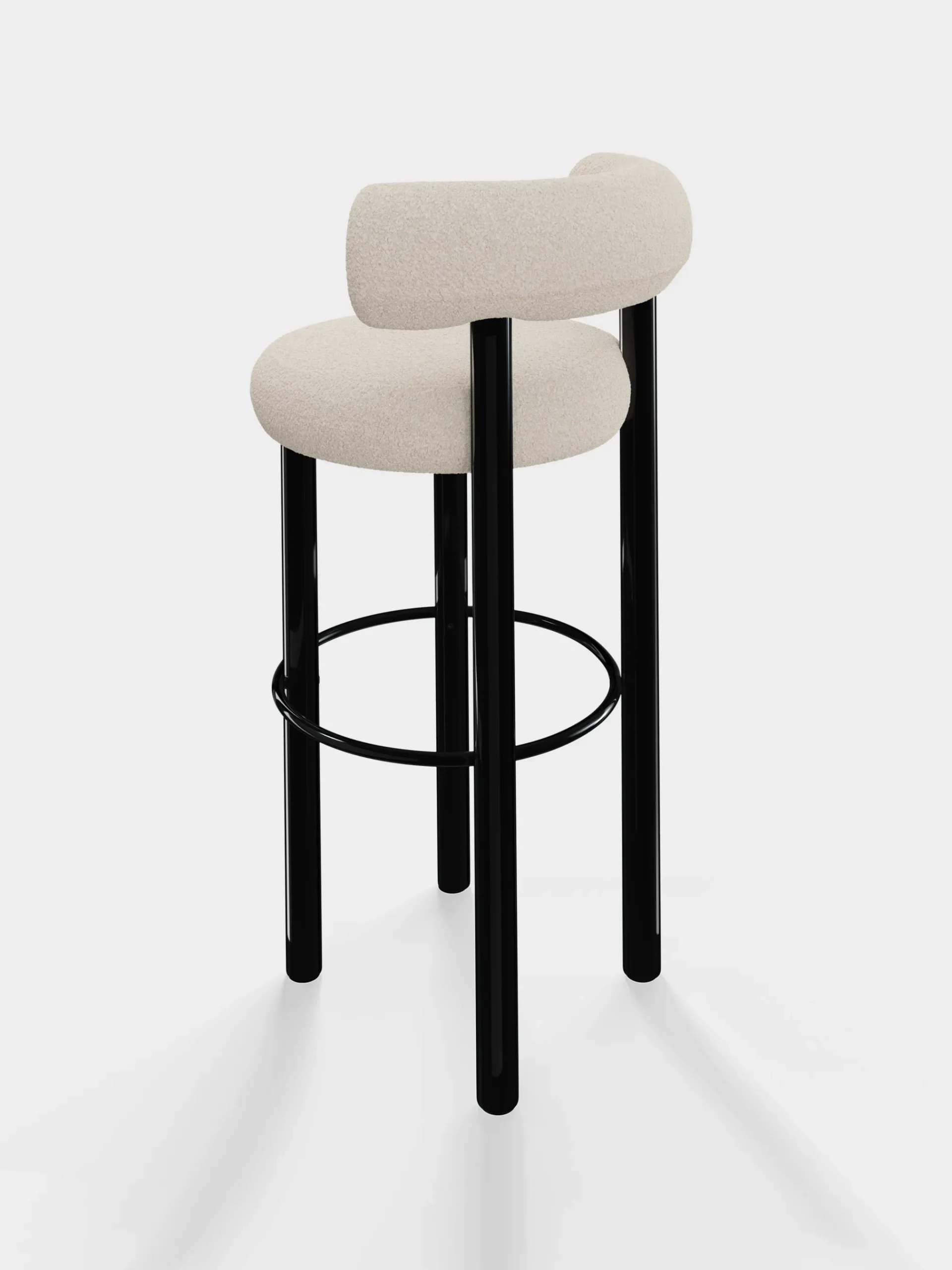 Tom Dixon Bar & Counter Stools*Fat Black Steel 75cm Bar Stool