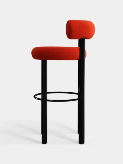 Tom Dixon Bar & Counter Stools*Fat Black Steel 75cm Bar Stool