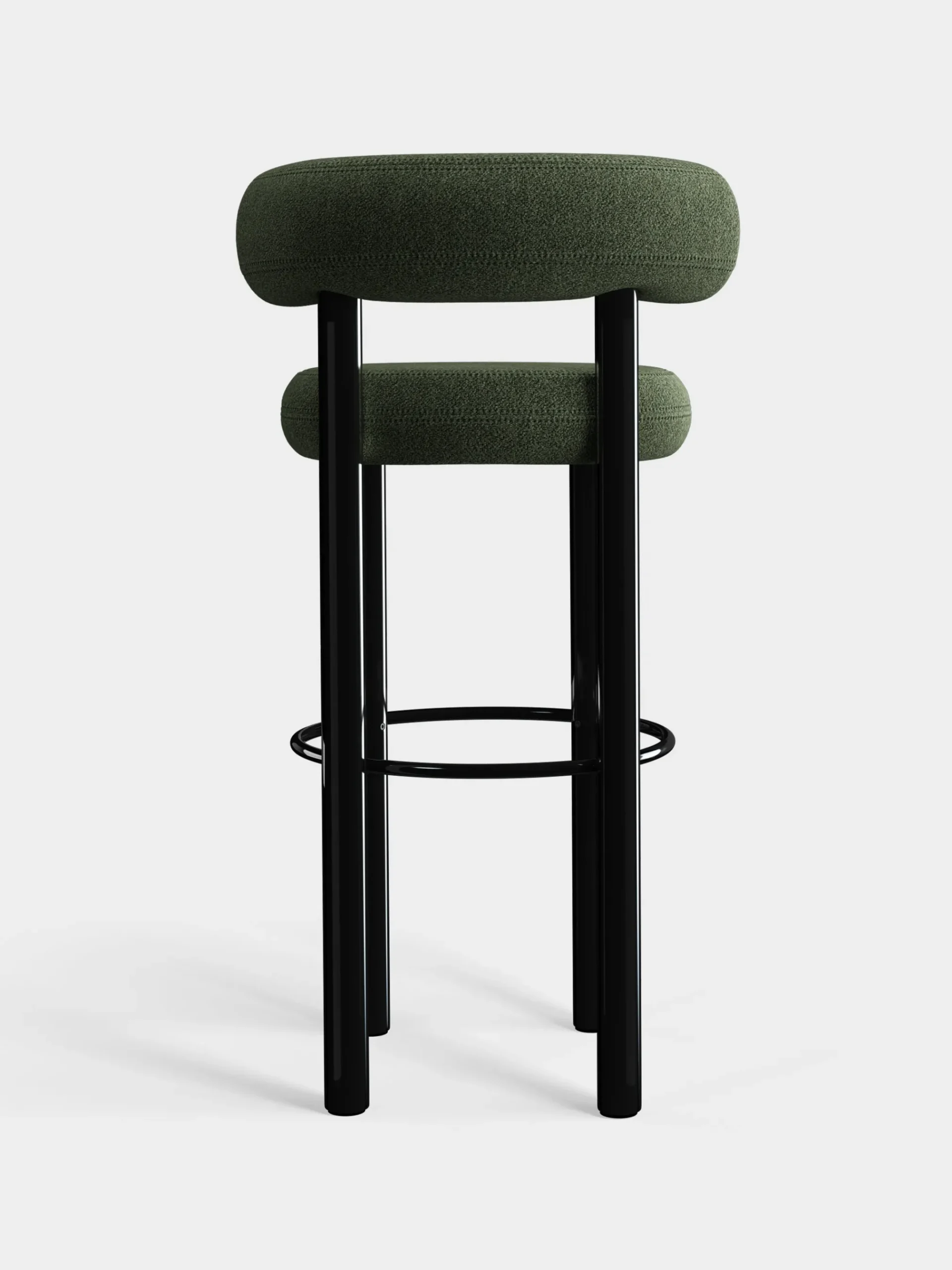 Tom Dixon Bar & Counter Stools*Fat Black Steel 75cm Bar Stool