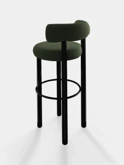 Tom Dixon Bar & Counter Stools*Fat Black Steel 75cm Bar Stool