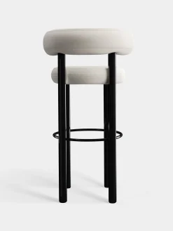 Tom Dixon Bar & Counter Stools*Fat Black Steel 75cm Bar Stool