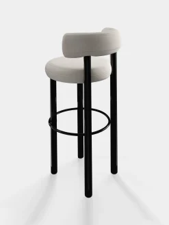 Tom Dixon Bar & Counter Stools*Fat Black Steel 75cm Bar Stool