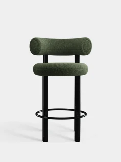 Tom Dixon Bar & Counter Stools*Fat Black Steel 65cm Counter Stool