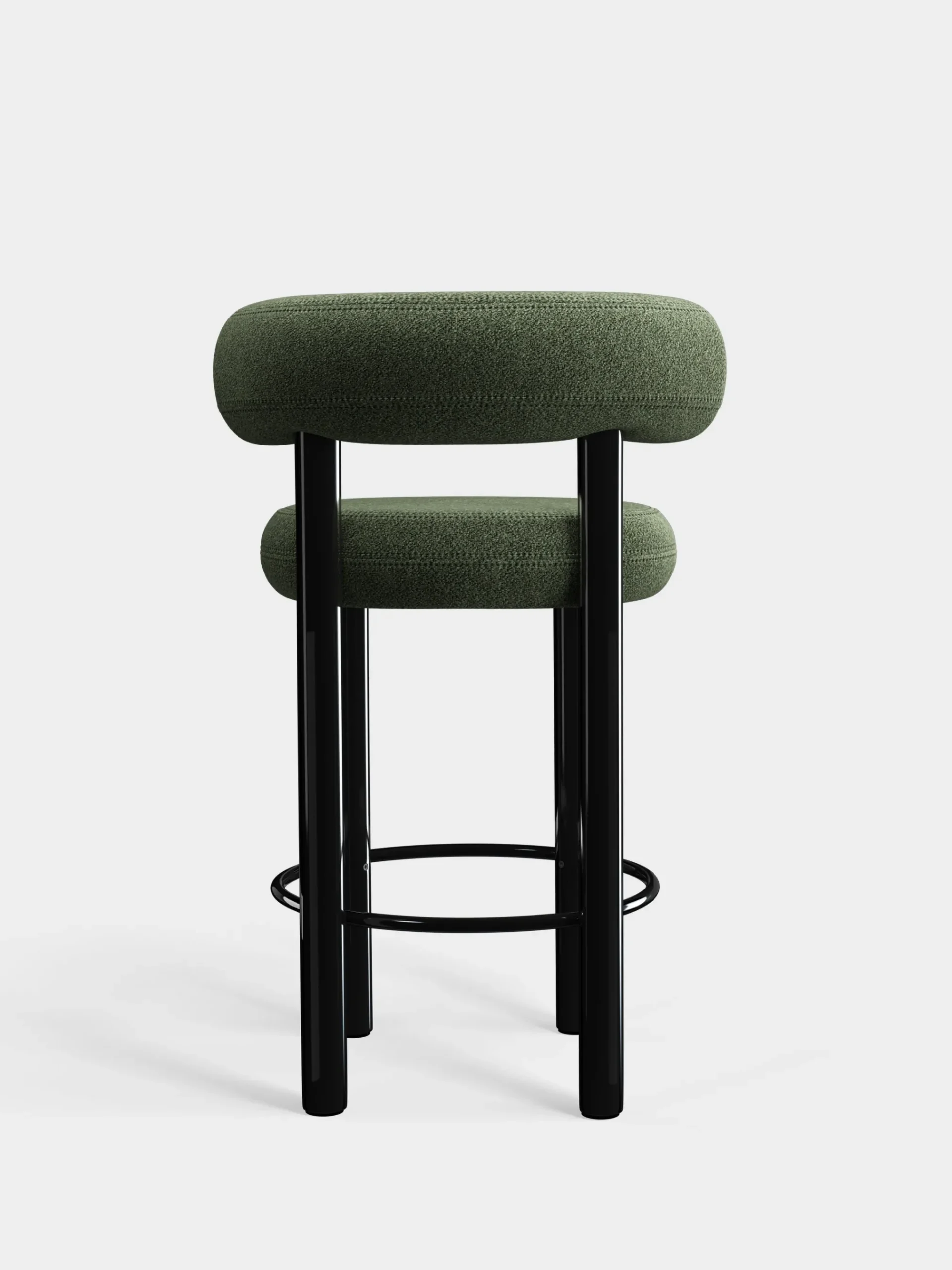 Tom Dixon Bar & Counter Stools*Fat Black Steel 65cm Counter Stool