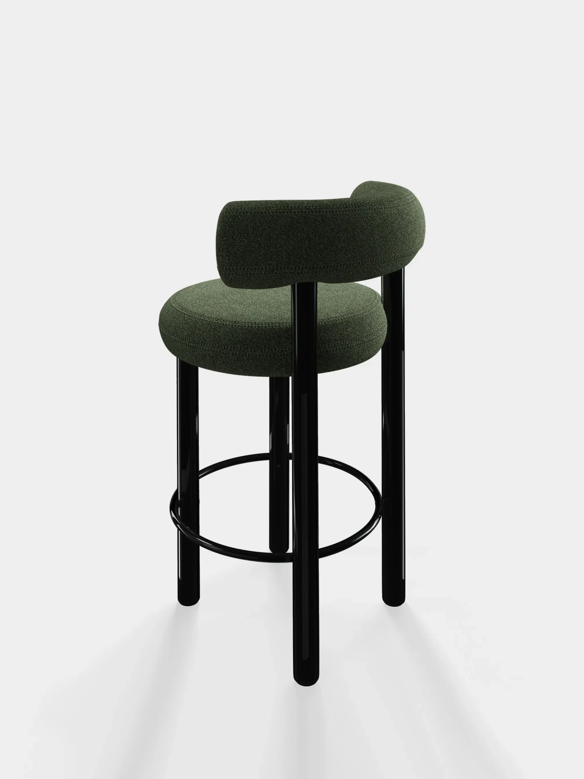 Tom Dixon Bar & Counter Stools*Fat Black Steel 65cm Counter Stool