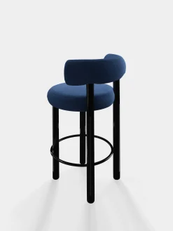 Tom Dixon Bar & Counter Stools*Fat Black Steel 65cm Counter Stool