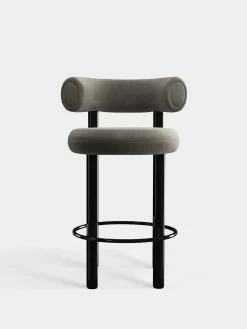 Tom Dixon Bar & Counter Stools*Fat Black Steel 65cm Counter Stool