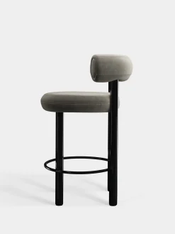 Tom Dixon Bar & Counter Stools*Fat Black Steel 65cm Counter Stool