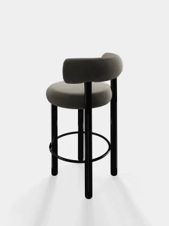 Tom Dixon Bar & Counter Stools*Fat Black Steel 65cm Counter Stool