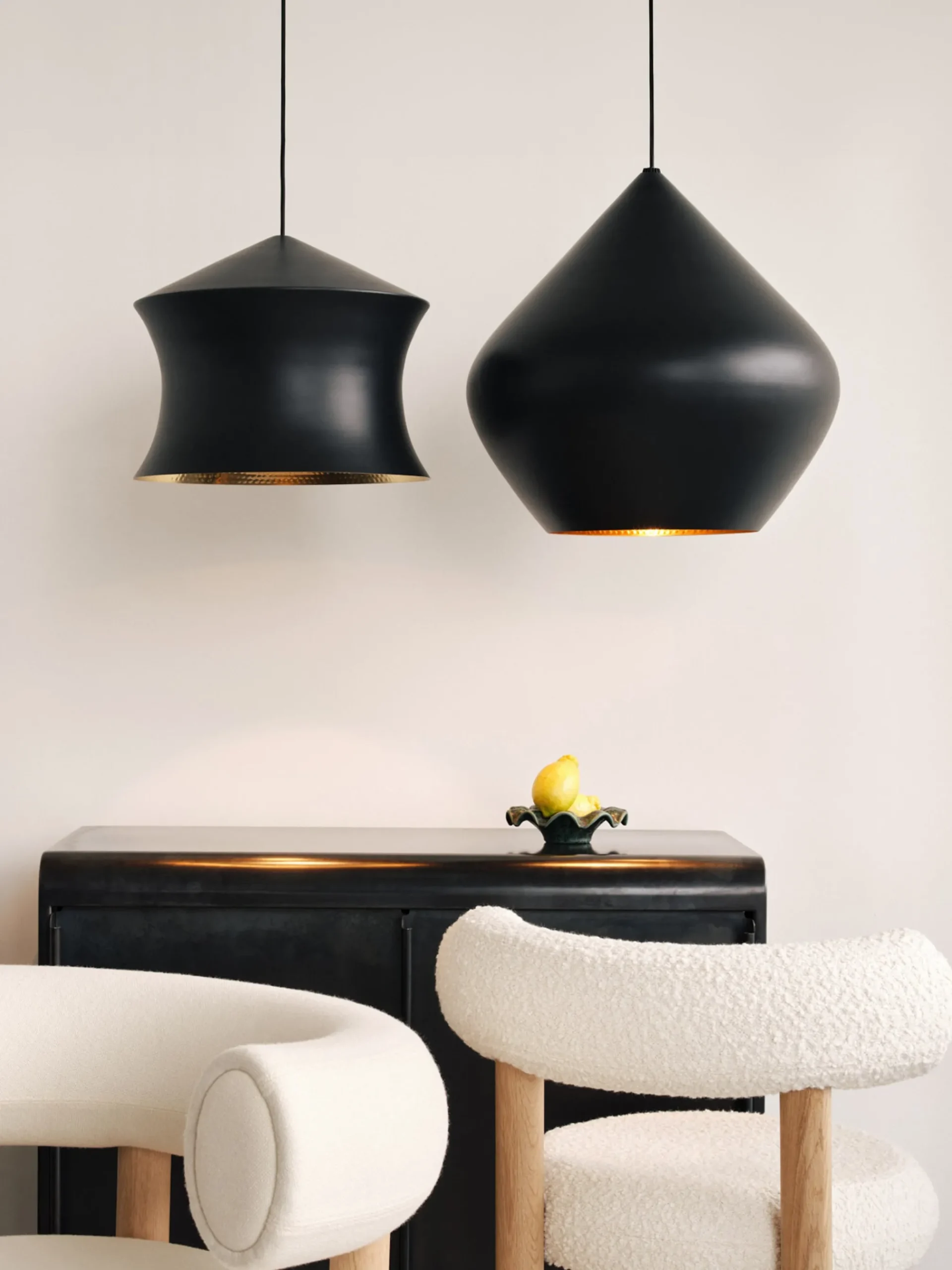 Tom Dixon Bar & Counter Stools*Fat Black Steel 65cm Counter Stool