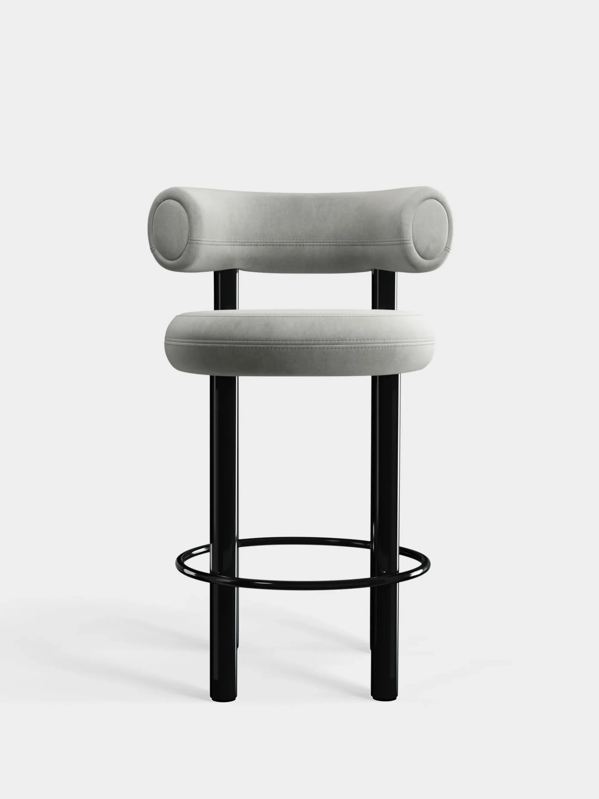 Tom Dixon Bar & Counter Stools*Fat Black Steel 65cm Counter Stool