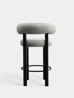 Tom Dixon Bar & Counter Stools*Fat Black Steel 65cm Counter Stool
