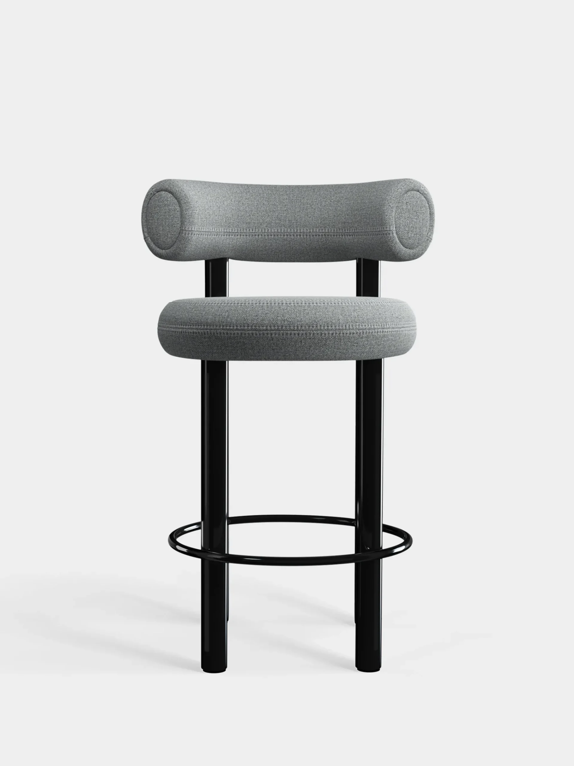 Tom Dixon Bar & Counter Stools*Fat Black Steel 65cm Counter Stool