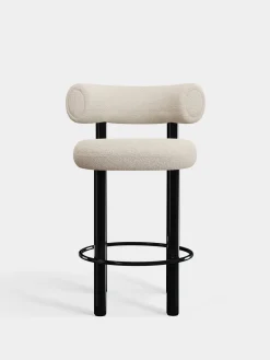 Tom Dixon Bar & Counter Stools*Fat Black Steel 65cm Counter Stool