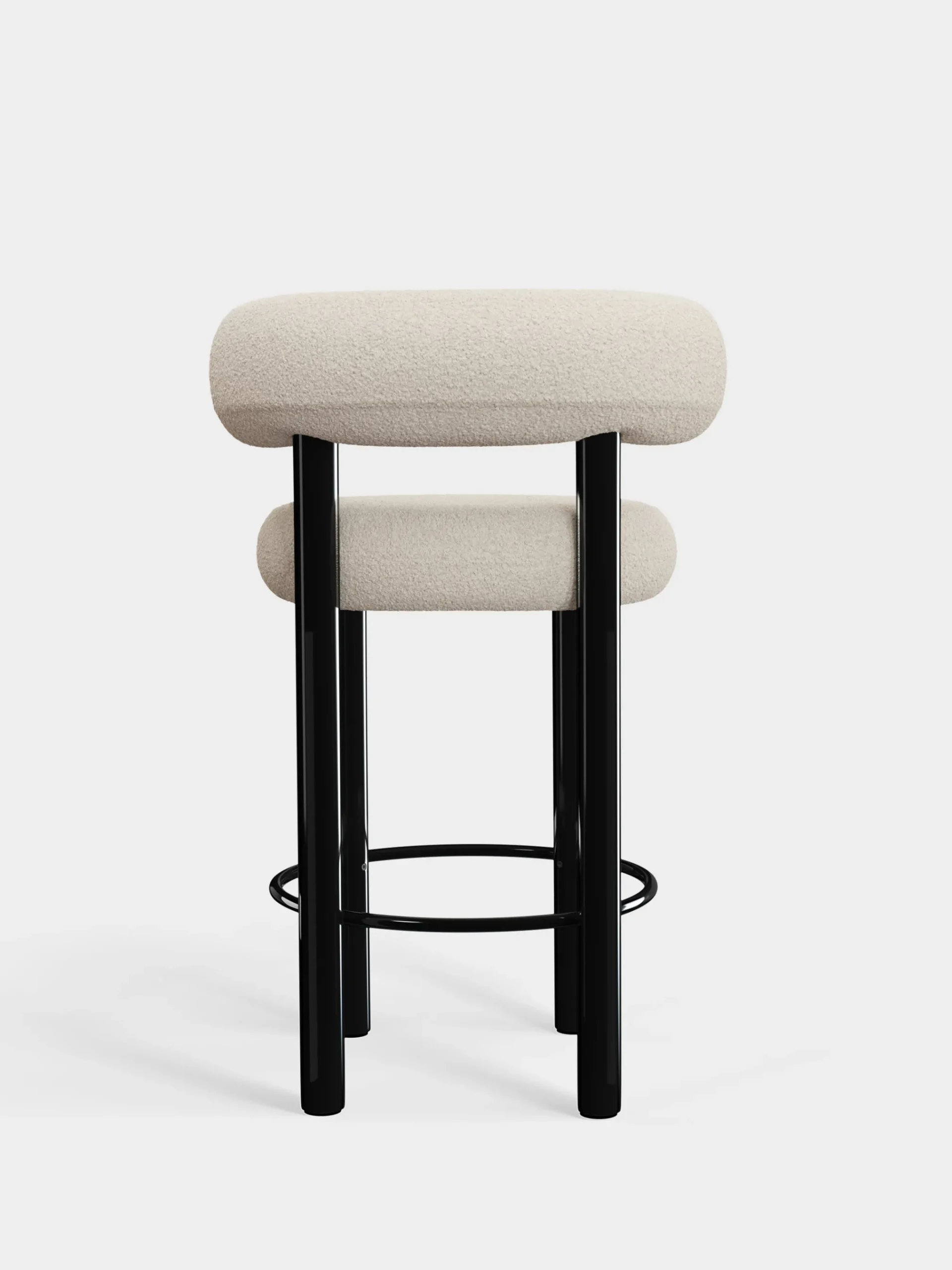 Tom Dixon Bar & Counter Stools*Fat Black Steel 65cm Counter Stool