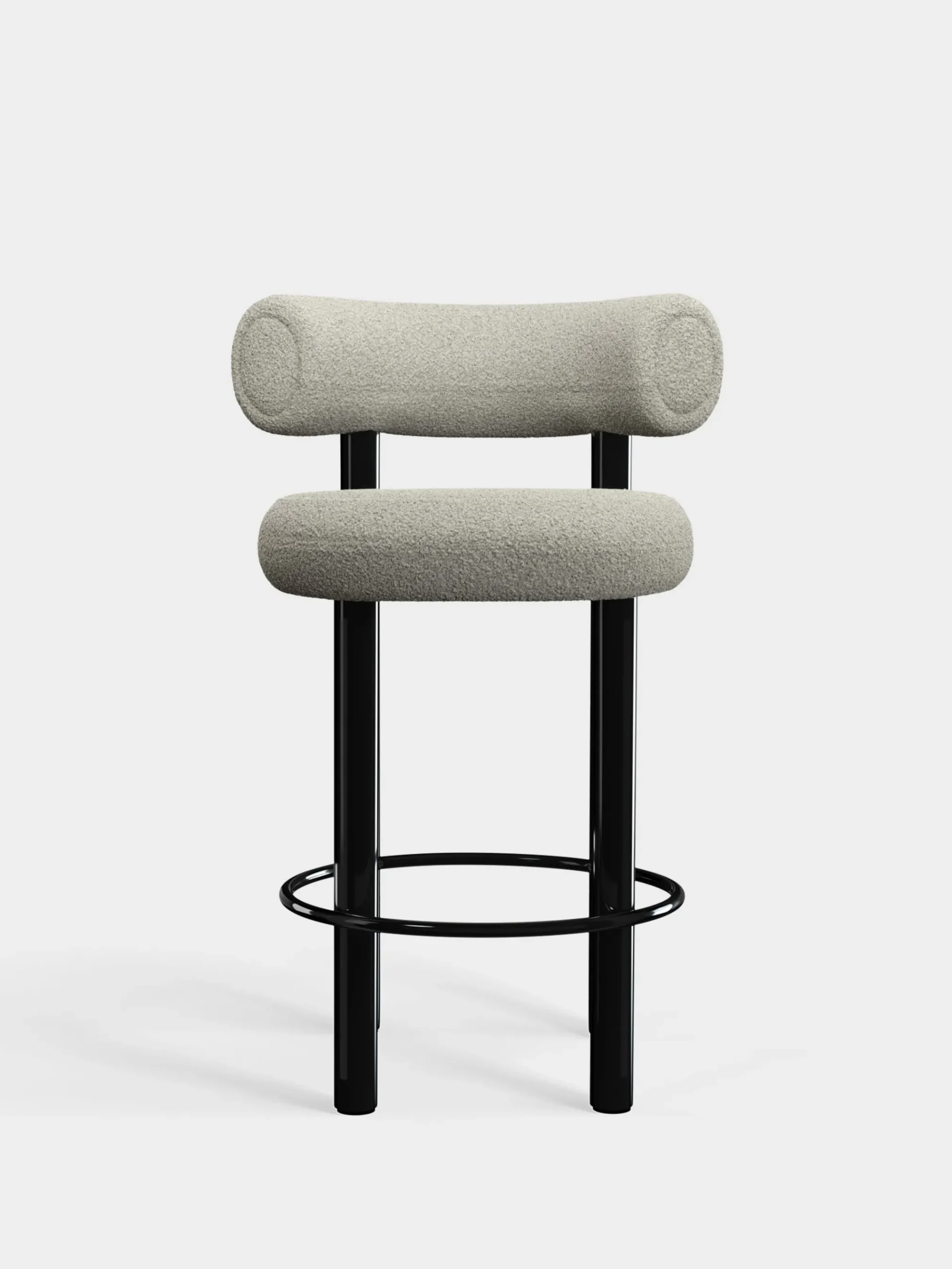 Tom Dixon Bar & Counter Stools*Fat Black Steel 65cm Counter Stool
