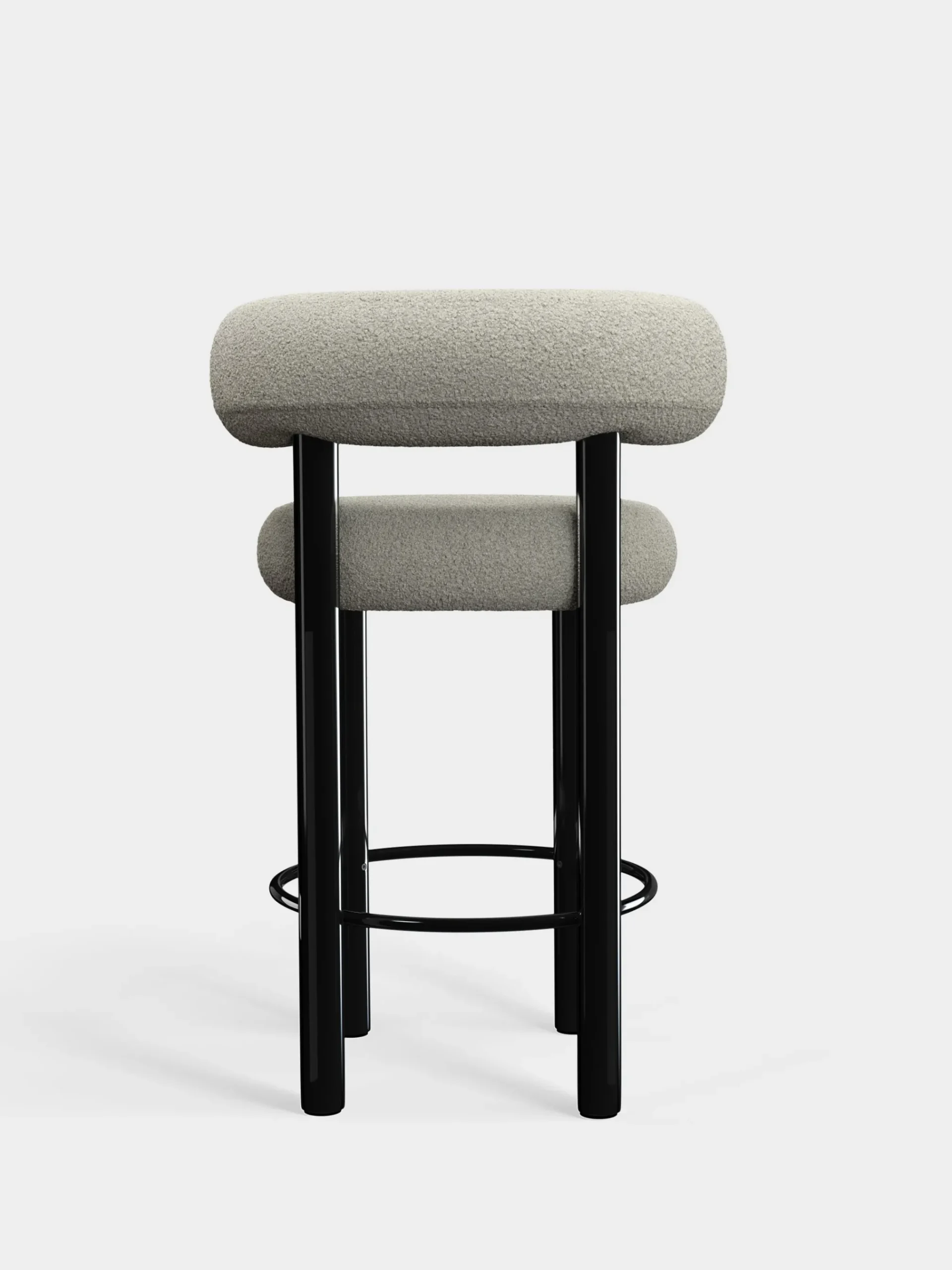 Tom Dixon Bar & Counter Stools*Fat Black Steel 65cm Counter Stool