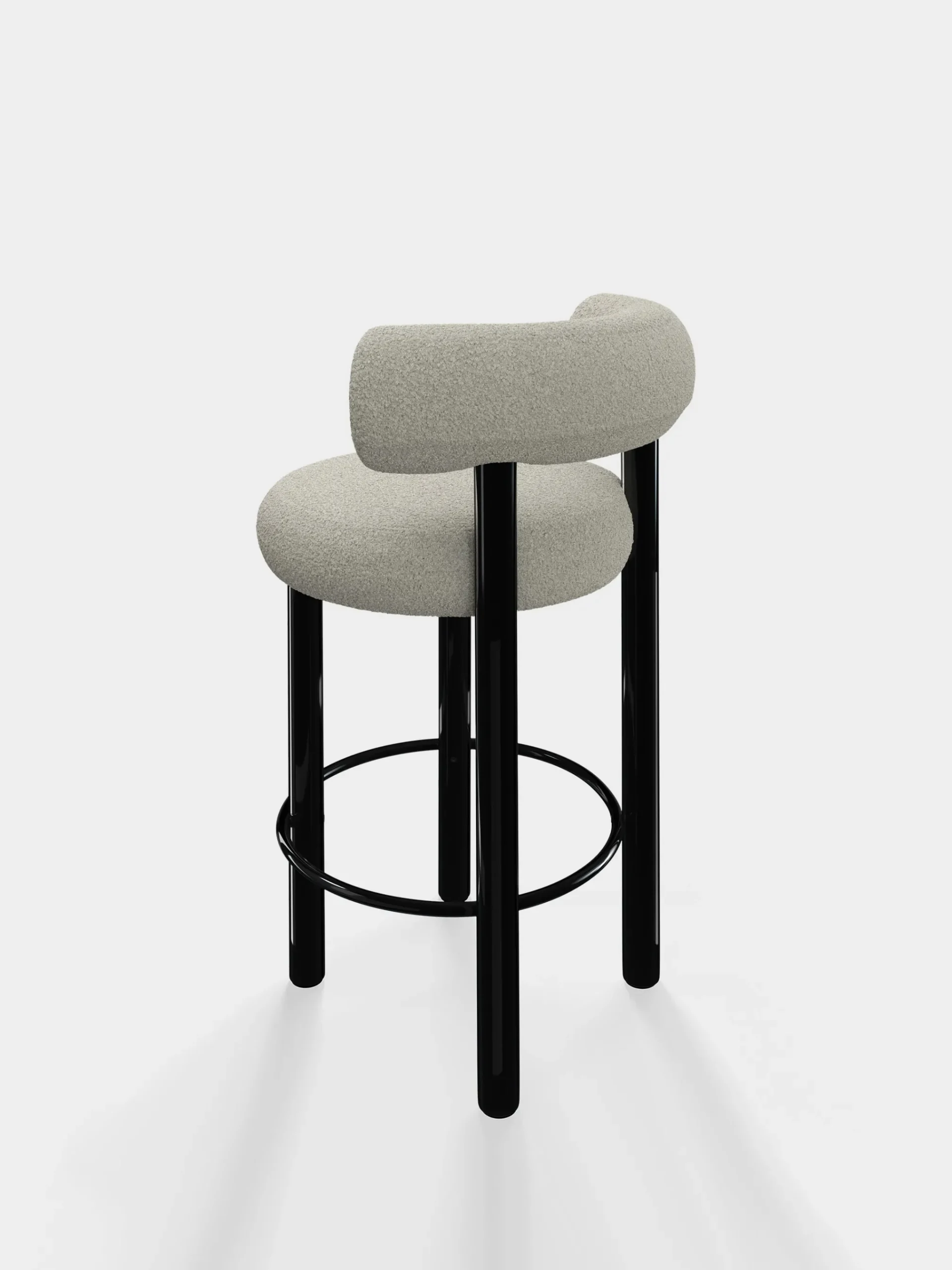 Tom Dixon Bar & Counter Stools*Fat Black Steel 65cm Counter Stool
