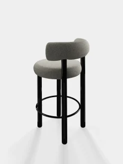 Tom Dixon Bar & Counter Stools*Fat Black Steel 65cm Counter Stool