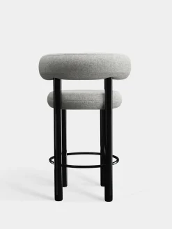 Tom Dixon Bar & Counter Stools*Fat Black Steel 65cm Counter Stool