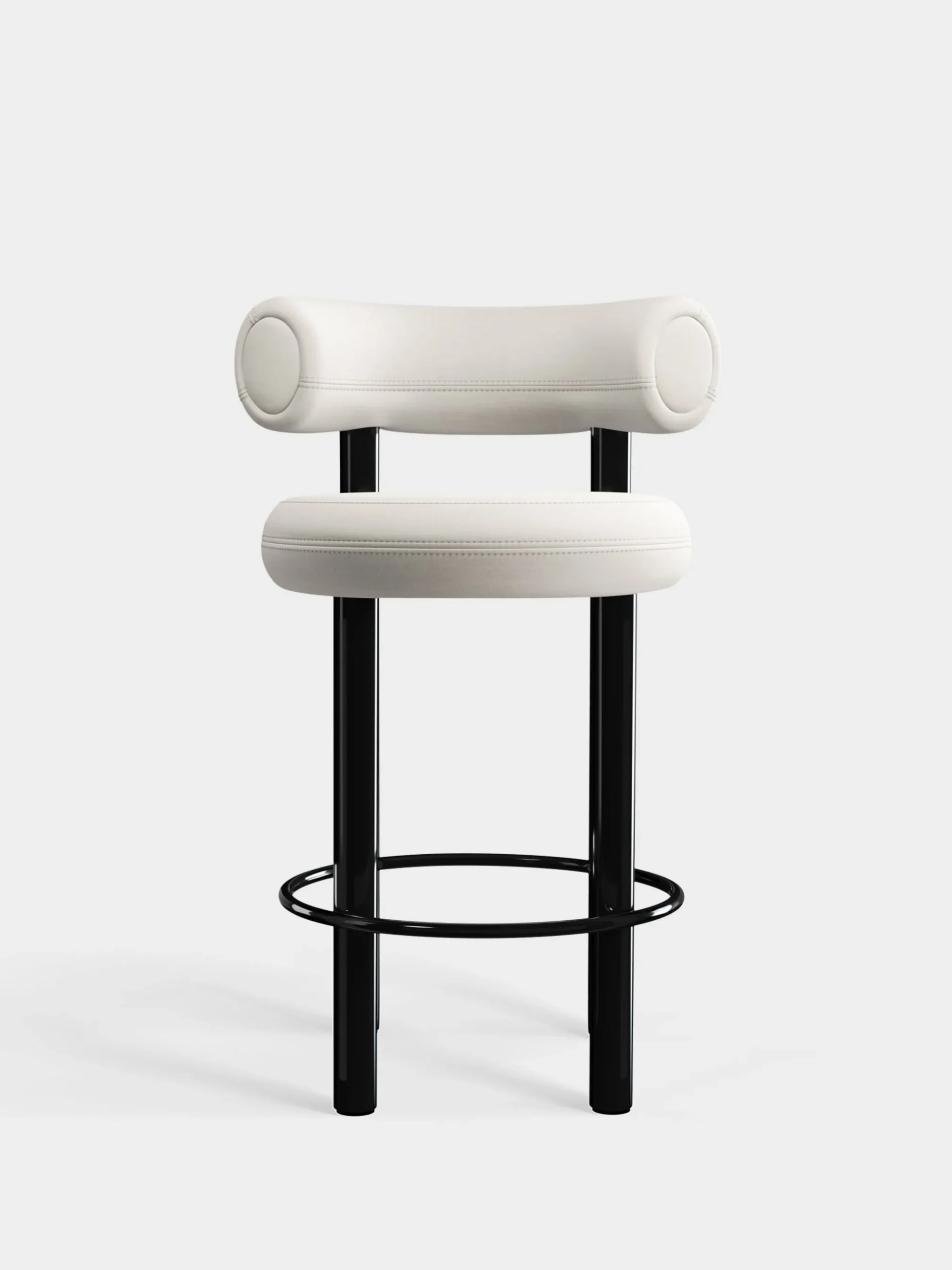 Tom Dixon Bar & Counter Stools*Fat Black Steel 65cm Counter Stool